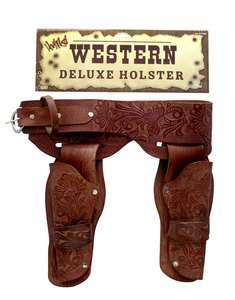 Deluxe Adult Wild West Cowboy Holster Set   Cowboy Cost  