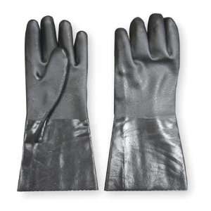 PVC and Nitrile Coated Gloves, Multi Dipped Glove,PVC,Rough Coat,14 In
