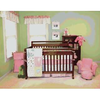   BUMPER SET, COVERLET, SKIRT, CRIB SHEET,106540  By Trend Lab Baby