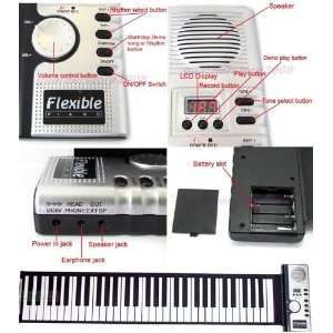   Roll Up Portable Kids Learning/Practice Piano Keyboard Toys & Games