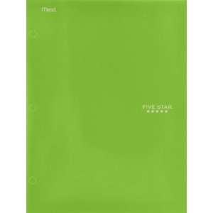  Five Star Folder, 4 Pocket, Lime (72895)