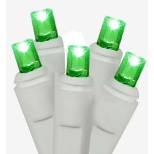 com Set of 50 Commercial Grade Green LED Wide Angle Christmas Lights 