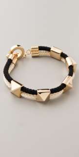 Noir Jewelry Noir for L.A.M.B. Pyramid Stations Bracelet  