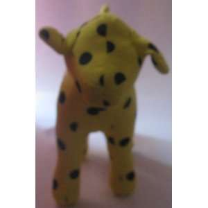   Secret Love Pink Spotted Stuffed Dog Yellow 