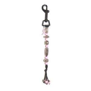   Golf Stroke Counters Pink Ribbon Charm   PinkSilver   Beaded Golf