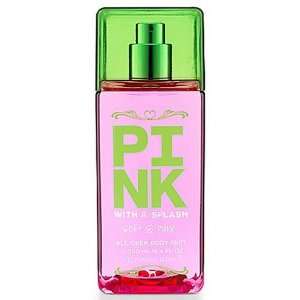 Victorias Secret Pink With a Splash Soft & Pure All Over Body Mist 8 
