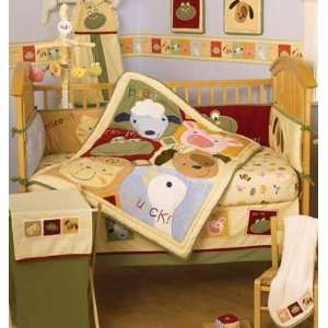  Critter Chatter 4 Piece Crib Bedding Set Baby