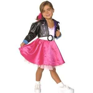  Jukebox Girl 50s Costume   Child Medium Toys & Games