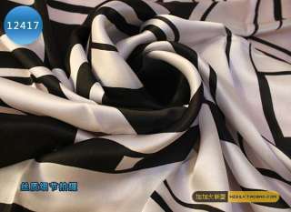 Elegant 100% Silk Square Scarf Shawl White Black  