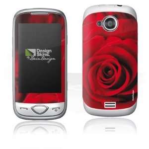  Design Skins for Samsung S5560   Red Rose Design Folie 