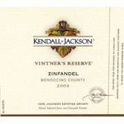 Kendall Jackson Vintners Reserve Zinfandel 2009 