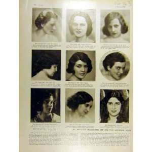  1930 Beauty Pageant Miss Europe World Ladies Portrait 
