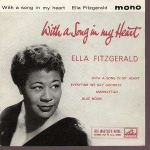   MY HEART 7 INCH (7 VINYL 45) UK HIS MASTERS VOICE ELLA FITZGERALD