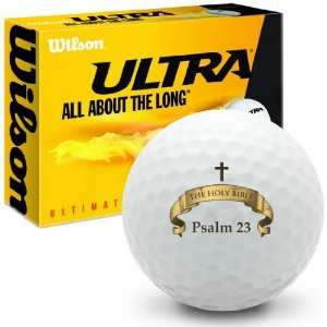 Psalm 23   Wilson Ultra Ultimate Distance Golf Balls  