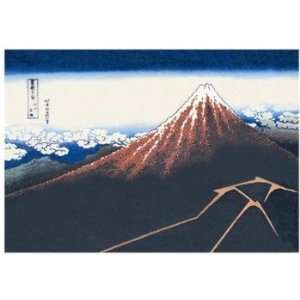   Fuji in Summer   Poster by Katsushika Hokusai (18x12)