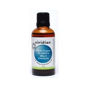  Viridian St Johns Wort Tincture 100% Organic 50ml Health 