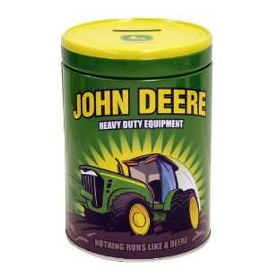  Lets Party By Tin Box Company John Deere Coin Bank 
