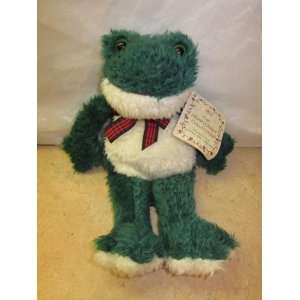   Russ Heartcraft Collection Green Frog Fribbit 11 Plush Toys