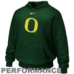 Nike Oregon Ducks Youth Green Therma Fit Performance Pullover Hoody 