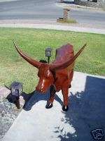 Minature Longhorn Steer, University of Texas, Statue  