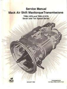 Mack AIR SHIFT Maxitorque TRANSMISSION TRDL1070 G1070  