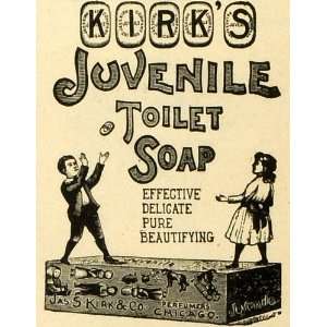 Jas. S. Kirk & Co Children Juvenile Toilet Bar Soap Cleansing Products 