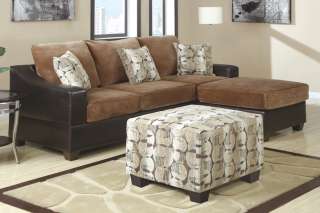   Beautiful Sectional Couch 2 Pc Set Sofa Loveseat w/ Reversible Chaise