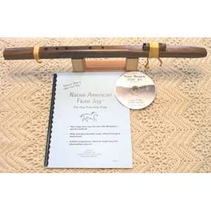  Windpony Key of F# 5 Hole Walnut Flute, Book & CD Musical 