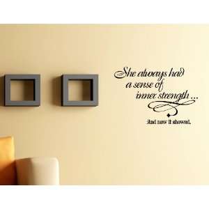   Now It Showed Vinyl Wall Quotes Stickers Sayings Home Art Decor Decal