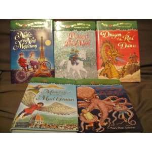 Magic Tree House Book Set, Books 35 39 Night of the New Magicians 