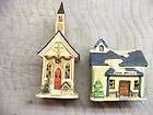 christmas village lot 2 church and post office americana valley