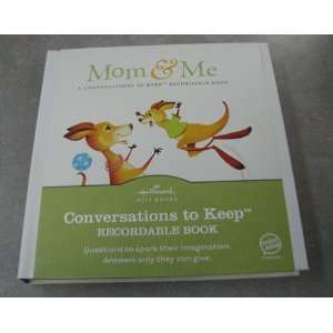   Hallmark Exclusive Mom & Me Recordable Conversation Book Toys & Games