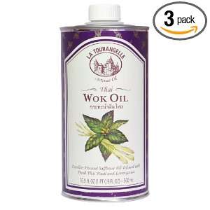 La Tourangelle Thai Wok Oil, 16.9 Ounce (Pack of 3)  