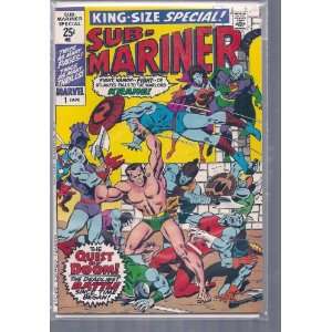    SUB MARINER SPECIAL # 1, 4.0 VG Marvel Comics Group Books