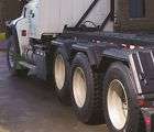 PM Tandem Axle w/ Single Wheel Pusher Axle Poly Fender