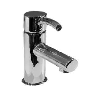   Handle Bathroom Faucet with Pop Up Drain and Metal