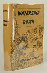 Watership Down ~by RICHARD ADAMS~ True 1st Edition ~1972 Rex Collings 