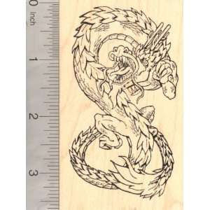   Chinese Dragon Rubber Stamp, Year of the Dragon Arts, Crafts & Sewing