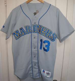 1992 Seattle Mariners OMAR VIZQUEL Game Used Worn MLB Baseball Jersey 