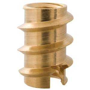 32 Thd., .394 Lg., Self Tapping Thread Inserts, Brass (1 Each 