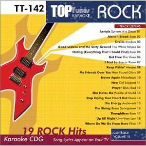   Top Tunes Karaoke CDG Guy Rock Vol. 10 TT 142 Various Artists Music