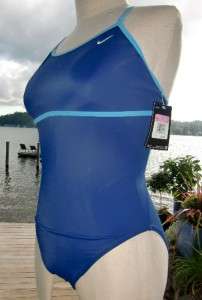 NIKE TANK PADDED SLIMMING ONE PIECE SWIMSUIT 10 NWT $72  