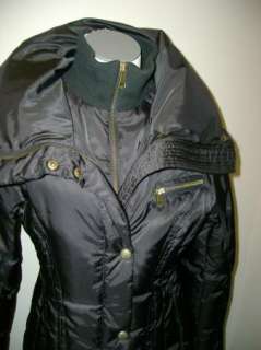 Andrew Marc Down Puffer Maxi Coat Serene NWT $450 Black  