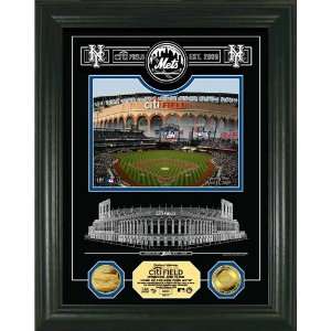  Mint Citi Field Inaugural Season Archival Etched Glass Gold Coin 