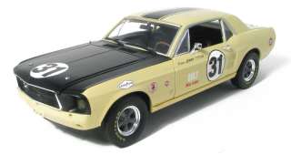   12831 118 1967 FORD MUSTANG SHELBY #31 JERRY TITUS TRANS AM DIECAST