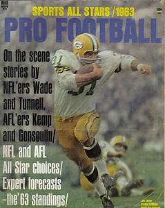 1963 Sports All Stars, Pro Football, magazine, Jim Taylor, Green Bay 