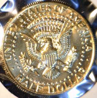   John F Kennedy JFK GOLD PLATED Half Dollar Commemorative Medal  Coin