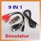 12 in 1 USB Simulator Cable Support FMS G4 G5 XTR AeroFly RC 