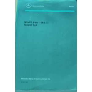  Mercedes benz Factory Service Manual model 140 Mercedes Benz Books