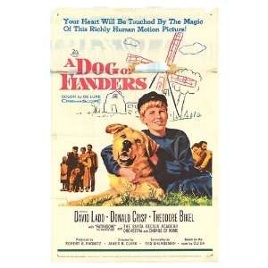  Dog of Flanders Original Movie Poster, 27 x 41 (1959 
